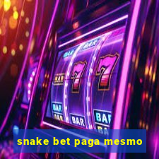 snake bet paga mesmo