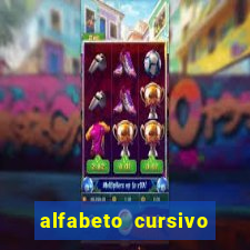 alfabeto cursivo para treinar caligrafia