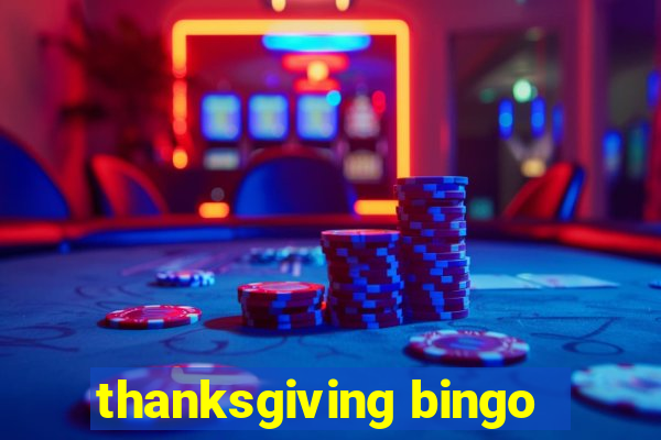 thanksgiving bingo