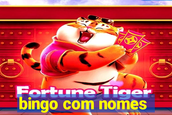 bingo com nomes