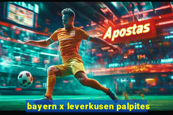 bayern x leverkusen palpites